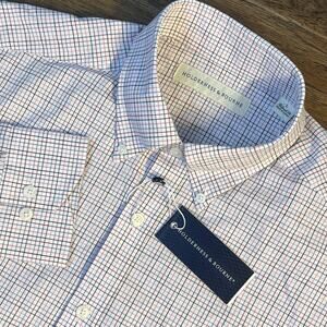 Holderness & Bourne The Purcell Shirt‎ Men’s L Tailored Fit Stretch Check $168